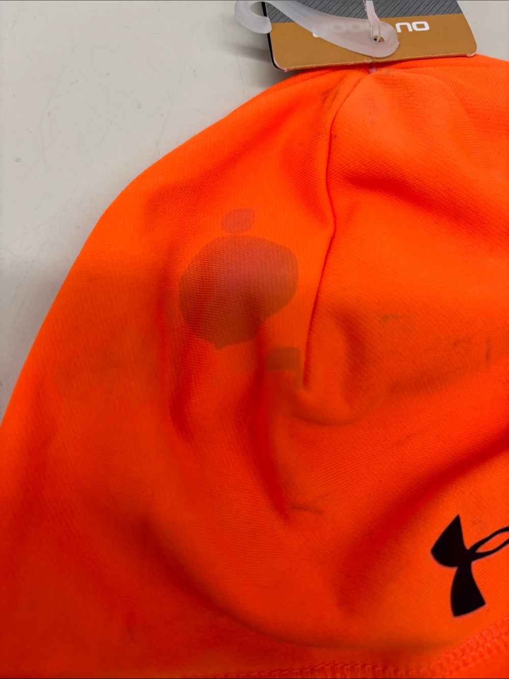 NWT Under Armour Men’s Orange Stretch Beanie - Picture 2 of 7